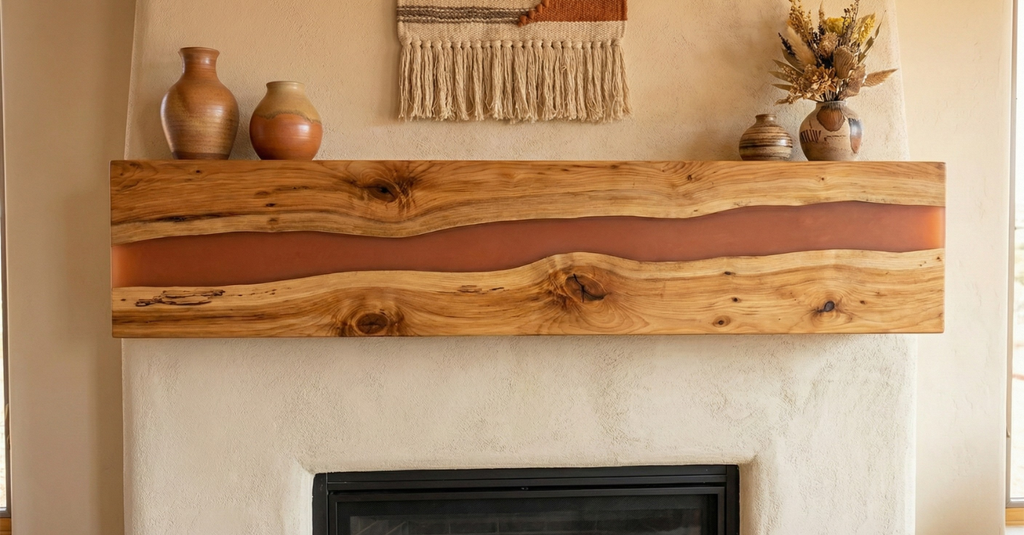 High Desert Honey | Artisanal Grain & Amber Resin Mantel
