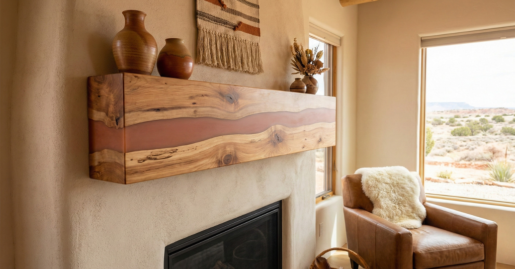 High Desert Honey | Artisanal Grain & Amber Resin Mantel