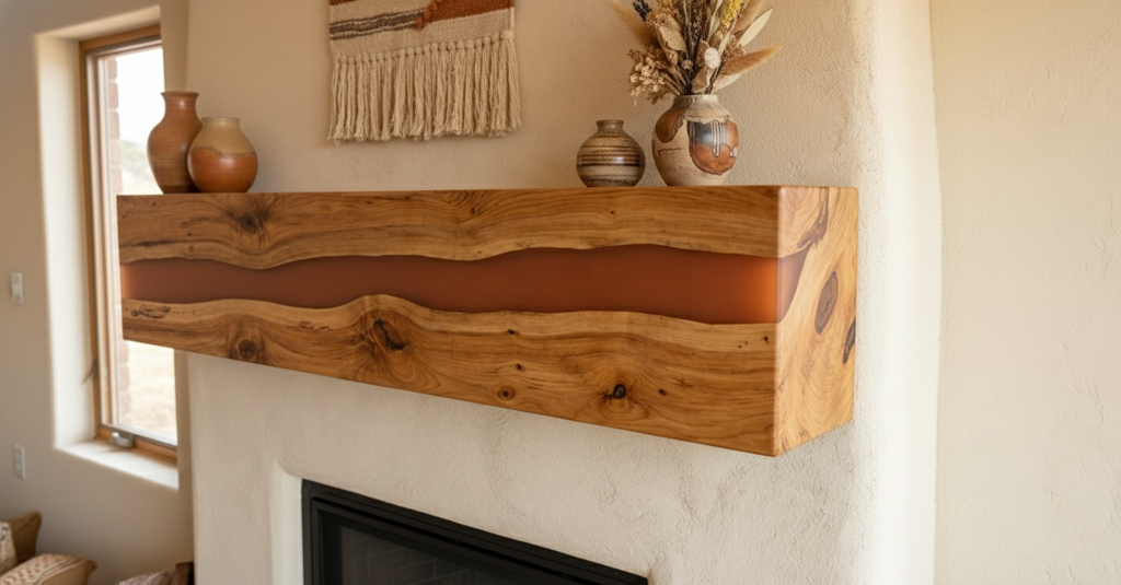 High Desert Honey | Artisanal Grain & Amber Resin Mantel